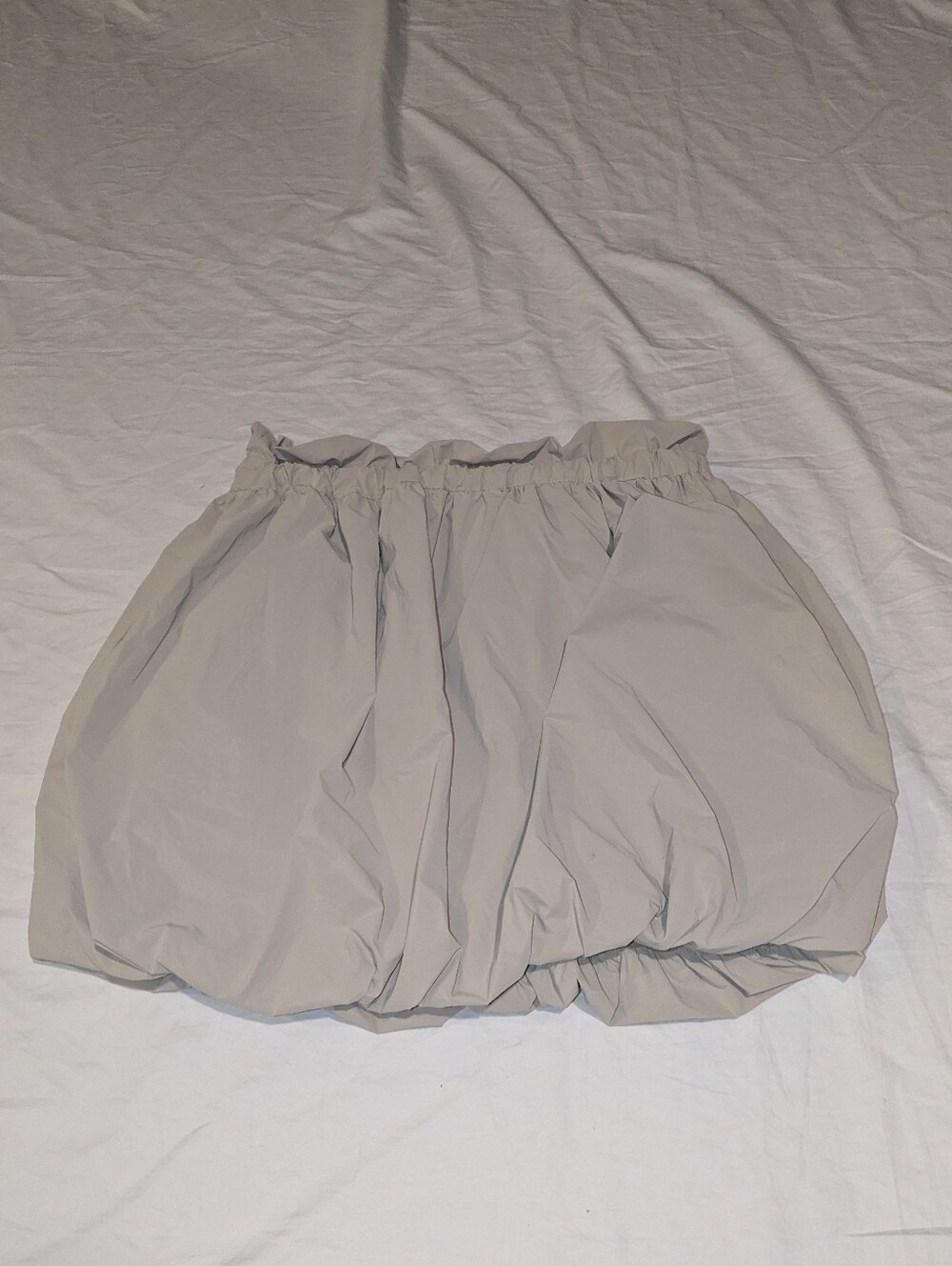 Zara beige bubble skirt with elastic waist - Picture 5 of 7